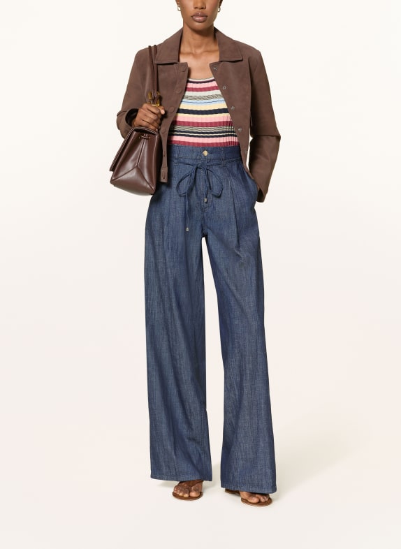 CAMBIO ALINA-jeans met wijde pijpen 5202 eco rinsed