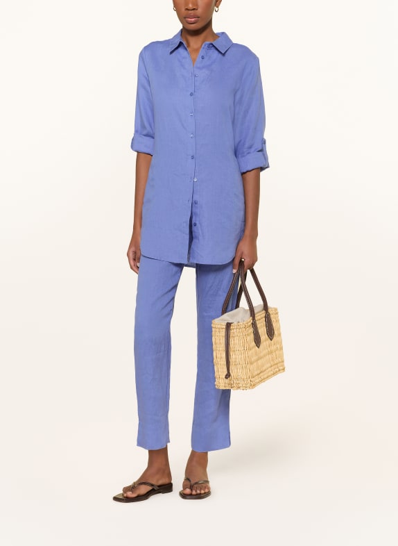 lilienfels linnen broek BLAUW