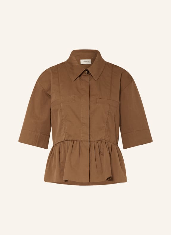 GESTUZ Hemdbluse GZZANDAYA BRAUN