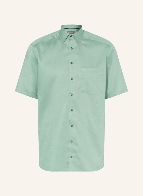 OLYMP Koszula z krótkim rękawem Luxor comfort fit JASNOZIELONY