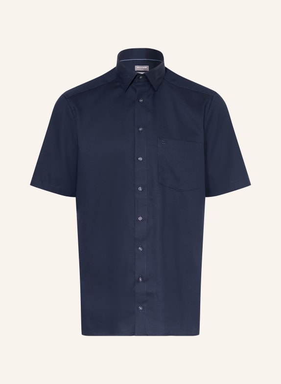 OLYMP Kurzarm-Hemd Luxor comfort fit DUNKELBLAU