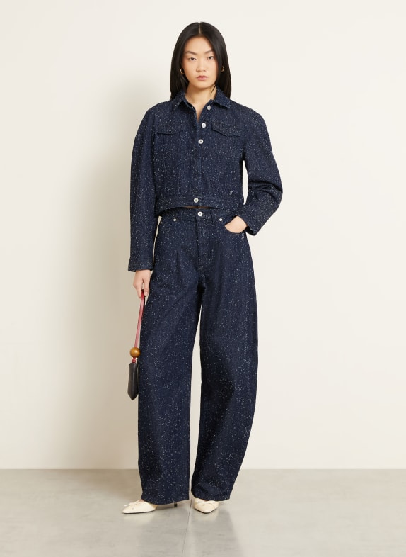 JACQUEMUS Veste en jean LA VESTE DE-NIMES OVALO 380 NAVY