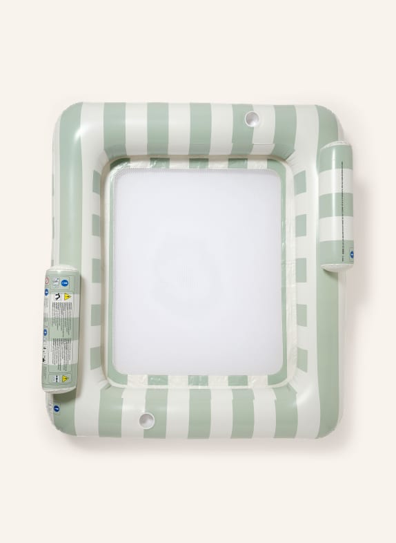 SUNNYLIFE Wasserhängematte THE VACAY OLIV / WEISS