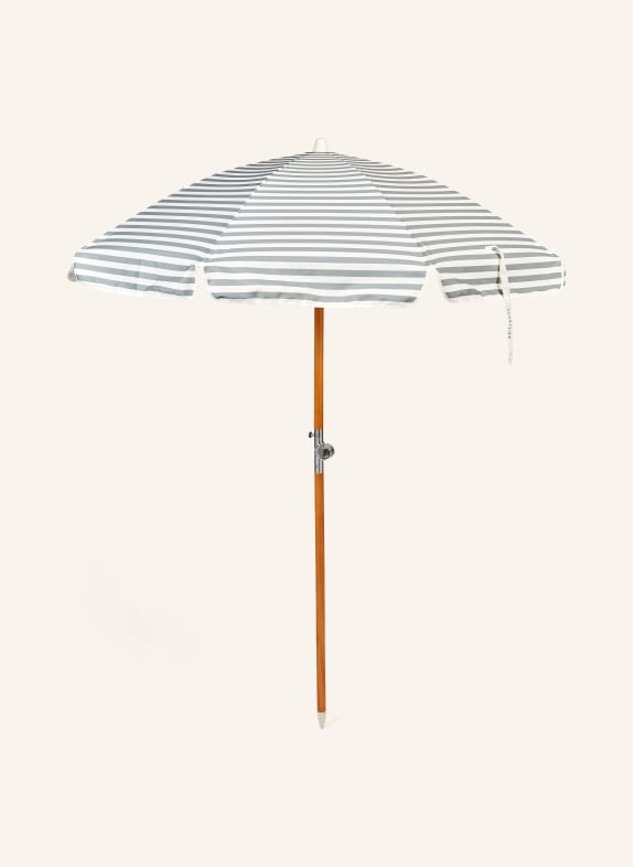 SUNNYLIFE Sonnenschirm LUXE BEACH HELLGRÜN / WEISS