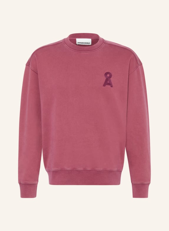 ARMEDANGELS Sweatshirt ICONIC Å LJUSRÖD