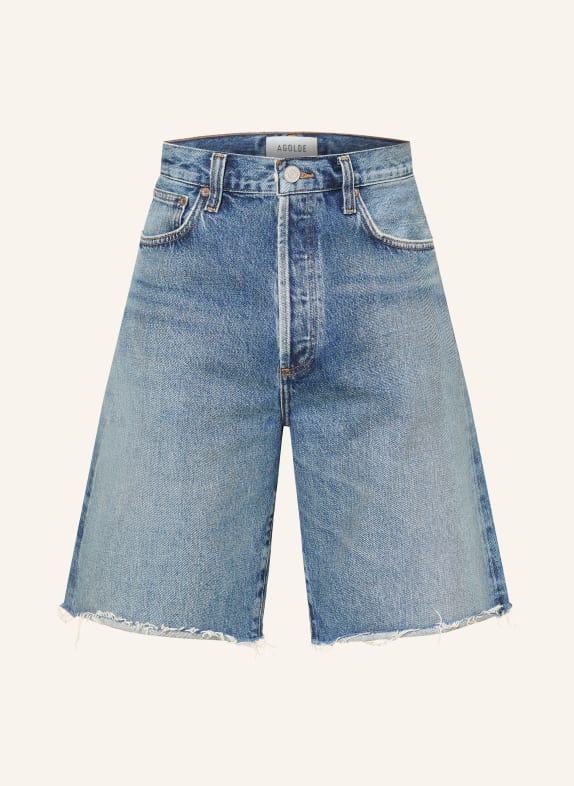 AGOLDE Denim shorts BLUE