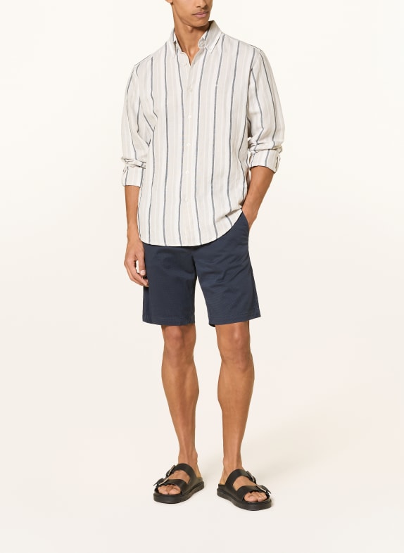BOSS Chinoshorts Slim Fit MÖRKBLÅ