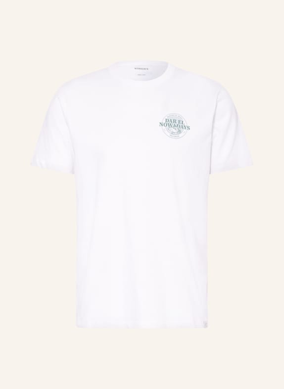 NOWADAYS T-shirt WHITE / LIGHT GREEN