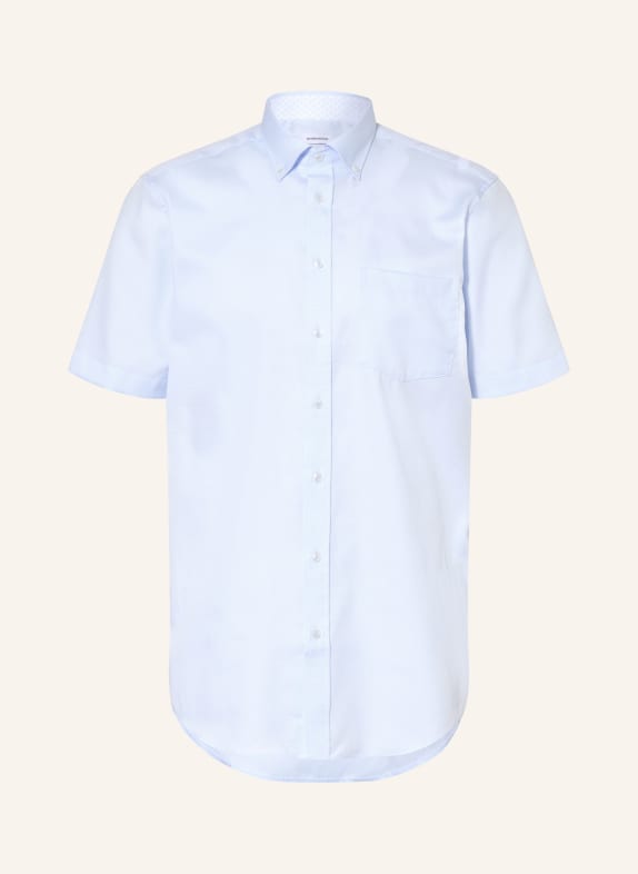 seidensticker Kurzarm-Hemd Regular Fit HELLBLAU