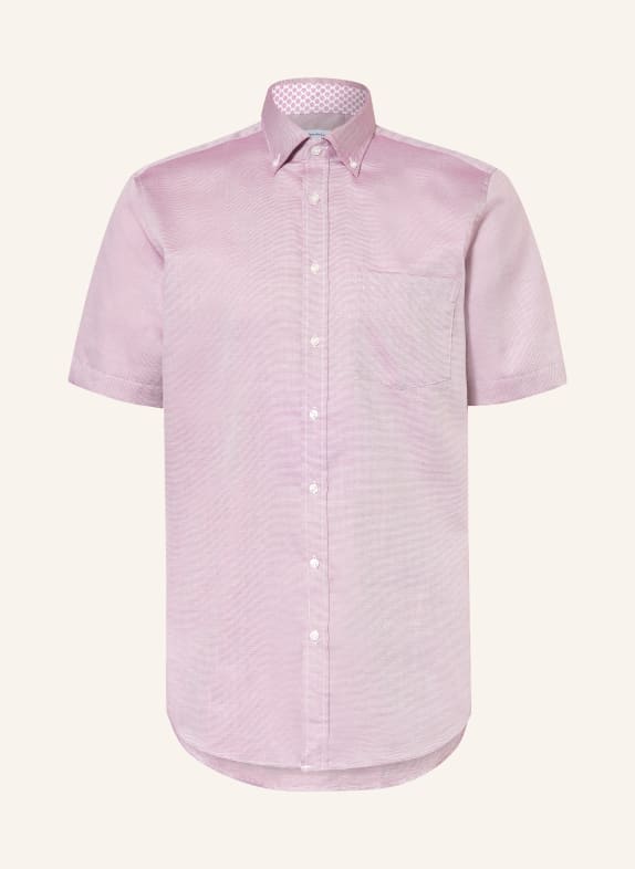 seidensticker Kurzarm-Hemd Regular Fit DUNKELROT / WEISS