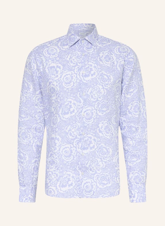 seidensticker Koszula lniana o kroju dopasowanym JASNONIEBIESKI / BIAŁY