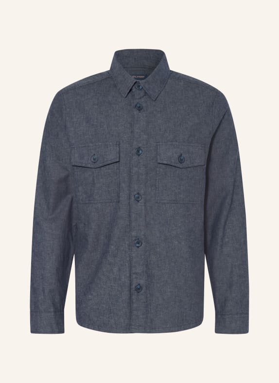 OLYMP Overshirt Regular Fit DUNKELBLAU