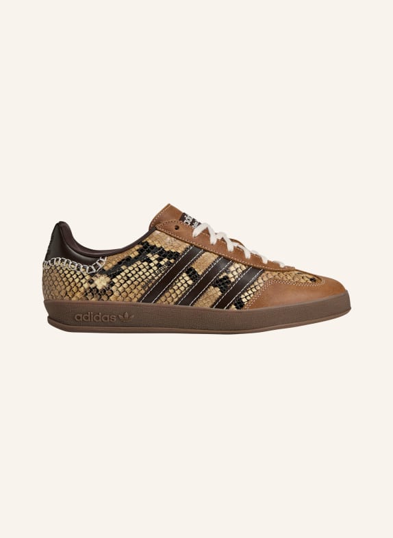 adidas Originals WB Gazelle Snake Sneakers BROWN / COGNAC / DARK BROWN