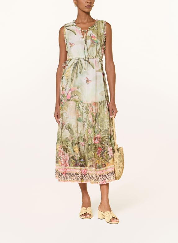 Princess GOES HOLLYWOOD Dress with ruffles LIGHT GREEN / PINK / RED