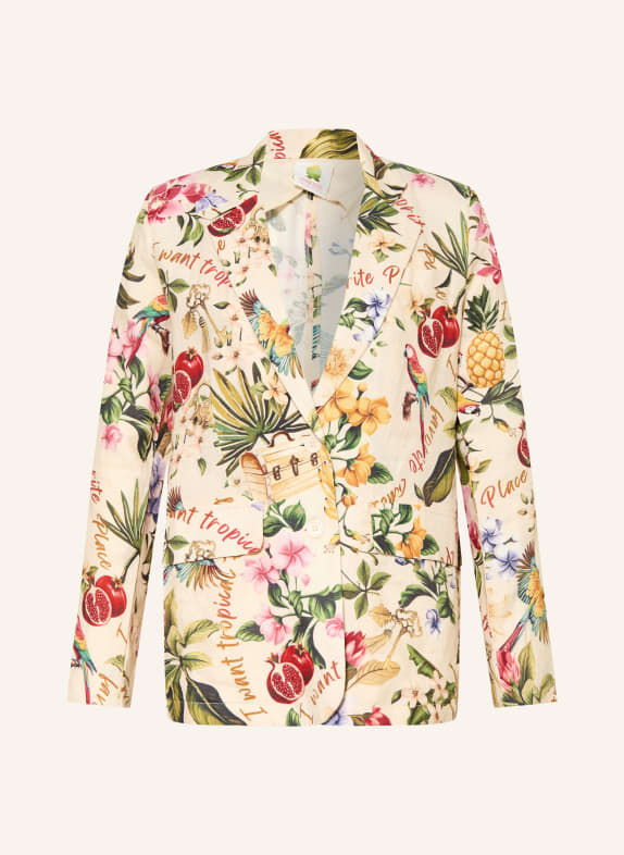 Princess GOES HOLLYWOOD Leinenblazer CREME / ROT / GRÜN