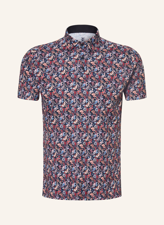 DESOTO Koszulka polo z dżerseju GRANATOWY / CZERWONY / JASNOPOMARAŃCZOWY