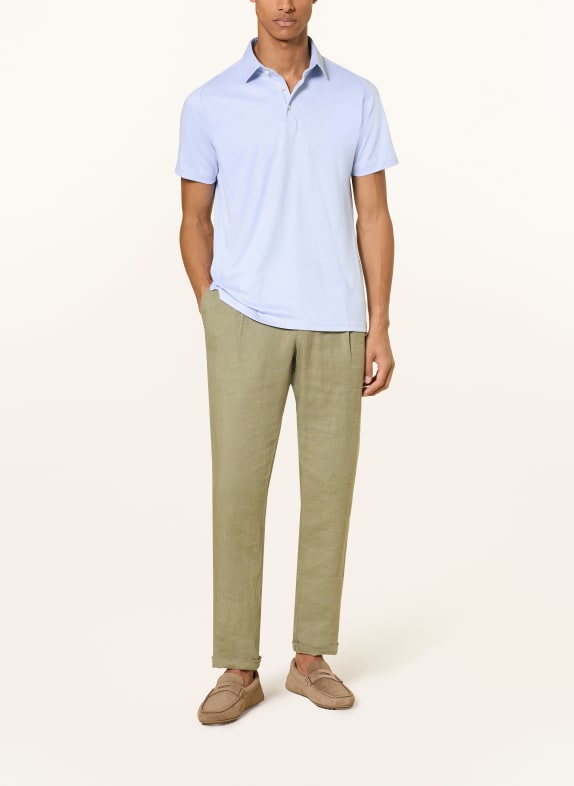 DESOTO Piqué poloshirt LICHTBLAUW