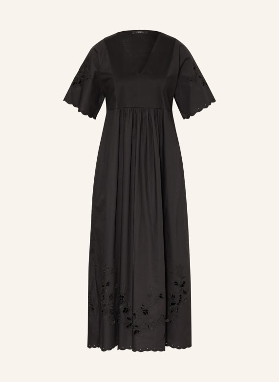 WEEKEND Max Mara Jurk TARTUFO in een mix van materialen ZWART