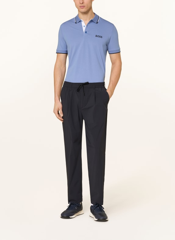 BOSS Golfbroek CONVERT-PLEAT Tapered Fit ZWART