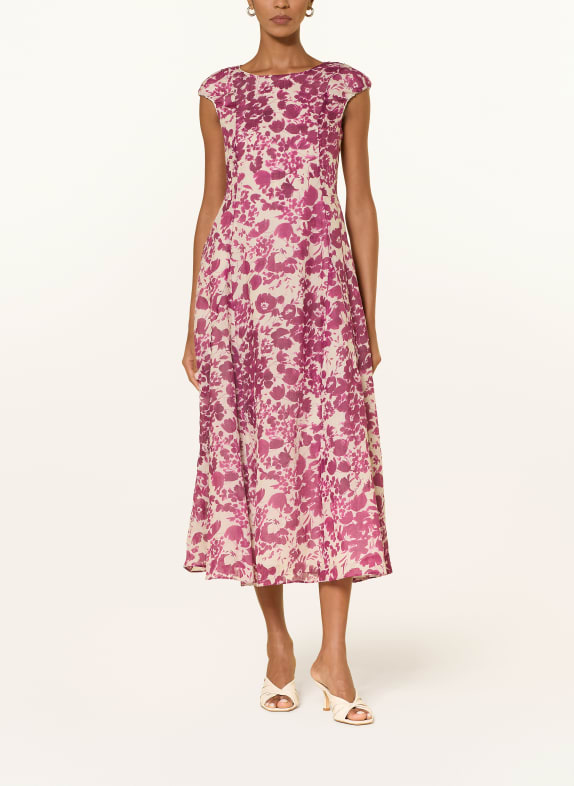 S Max Mara PEONIE Dress CREAM / DUSKY PINK