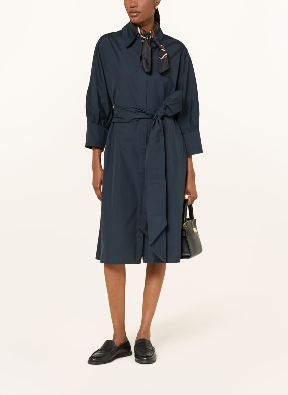 S Max Mara Sukienka koszulowa TABATA z rękawami 3/4 GRANATOWY