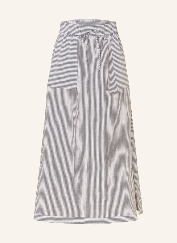 MM by Max Mara Rock SUMERO mit Leinen TAUPE / WEISS