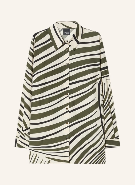 PERSONA MARINA RINALDI Bluzka PMRFUXIA BIAŁY / ZIELONY / CZARNY