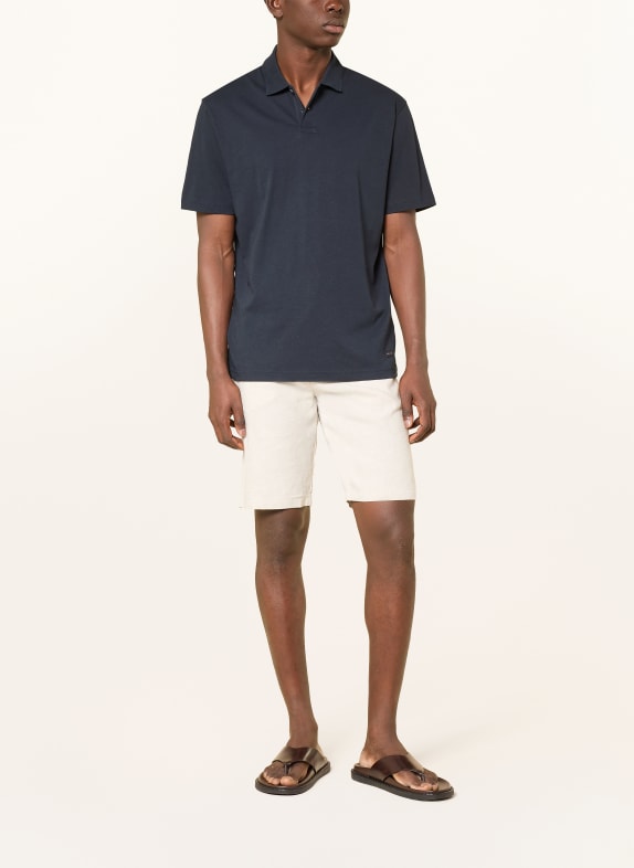 BOSS Jersey-poloshirt TAPE DONKERBLAUW