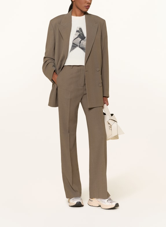 GOLDEN GOOSE Bootcut-broek JOURNEY TAUPE