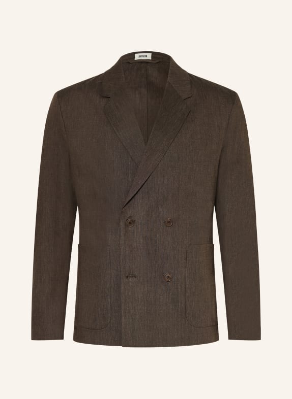 DRYKORN Marynarka DOMARO o kroju slim fit z lnu 1104 braun