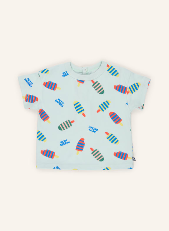 PETIT BATEAU T-Shirt TÜRKIS / ROT / BLAU