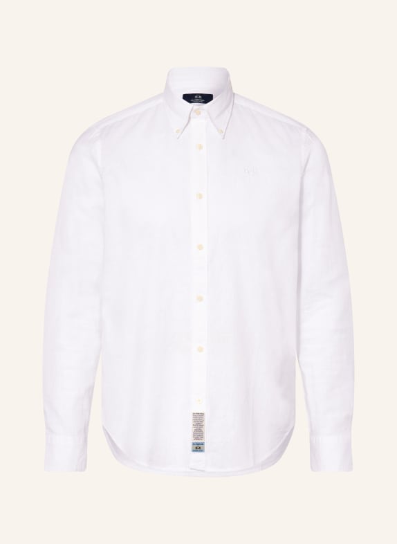 LA MARTINA Chemise coupe classique en lin BLANC