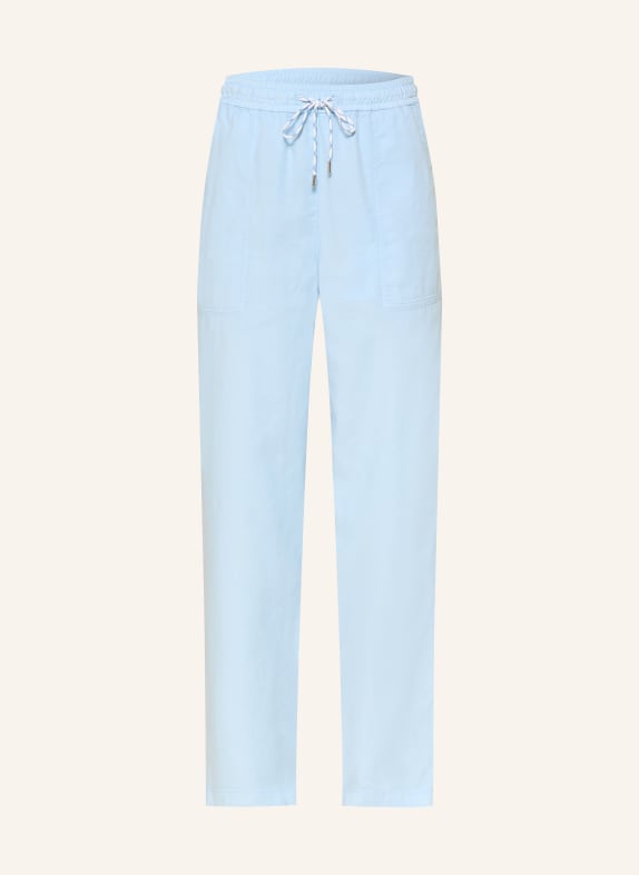 MARC CAIN RANCHI pants with linen 362 little boy blue