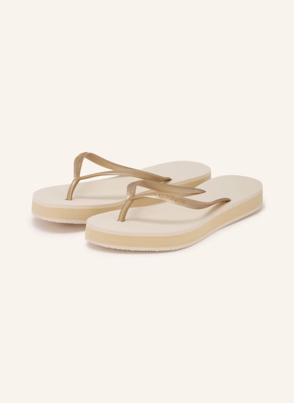 havaianas Séparateurs d'orteils SLIM CRÈME / TAUPE