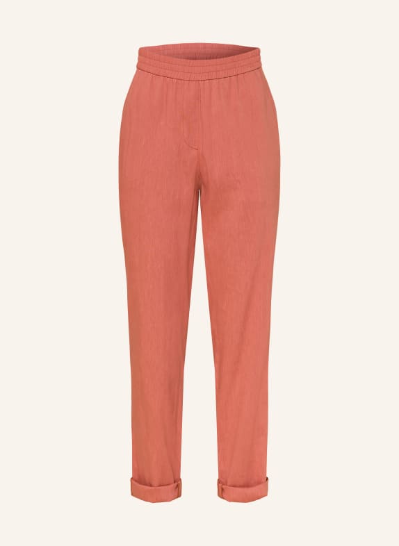 MARC CAIN Hose RHODOS mit Leinen 488 etruscan red
