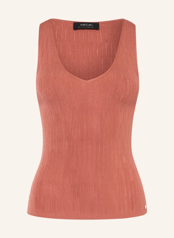 MARC CAIN Gebreide top 488 etruscan red