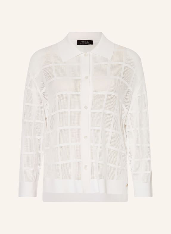 MARC CAIN Blusenshirt aus Mesh 110 off