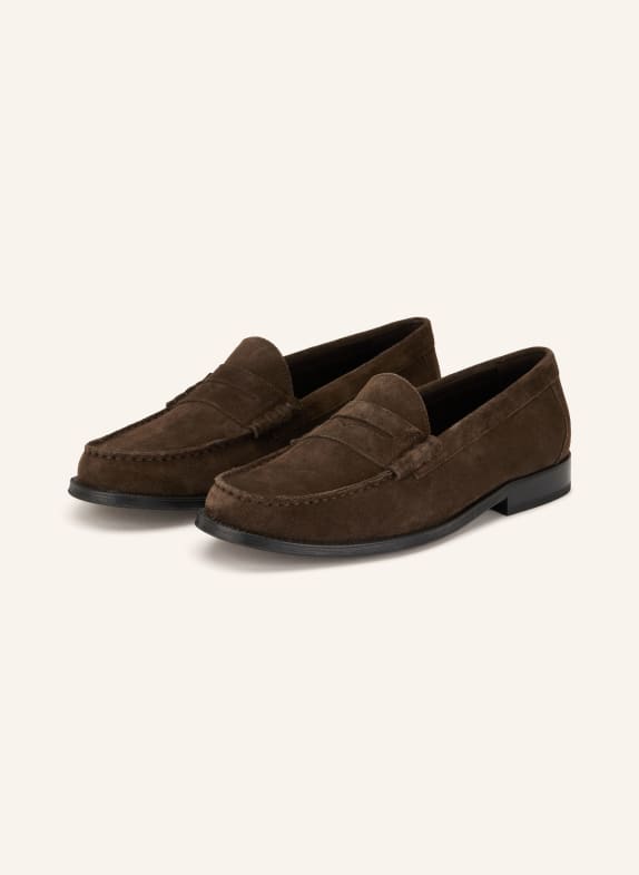 LLOYD CLOUT MOVE Penny Loafers DARK BROWN