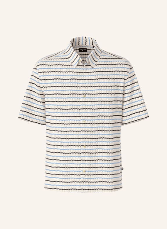 STRELLSON Pull-over COLIN, coupe classique ÉCRU / BLEU CLAIR / NOIR