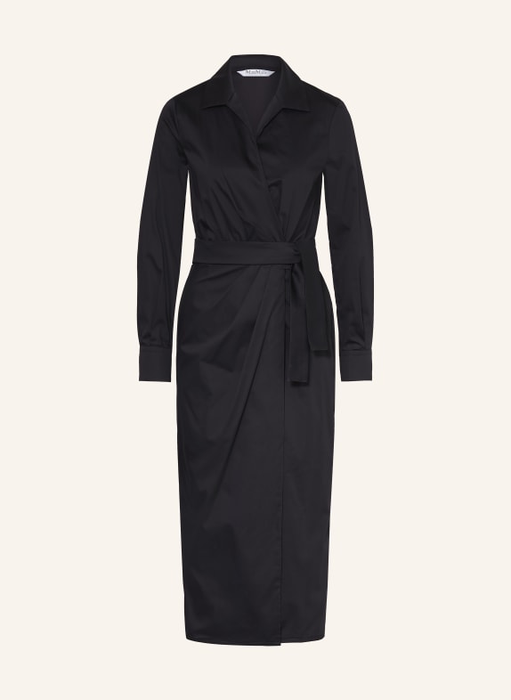 Max Mara OTTELIA Wrap Dress BLACK