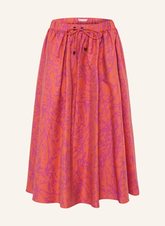 Max Mara Sukně ČERVENÁ / FIALOVÁ