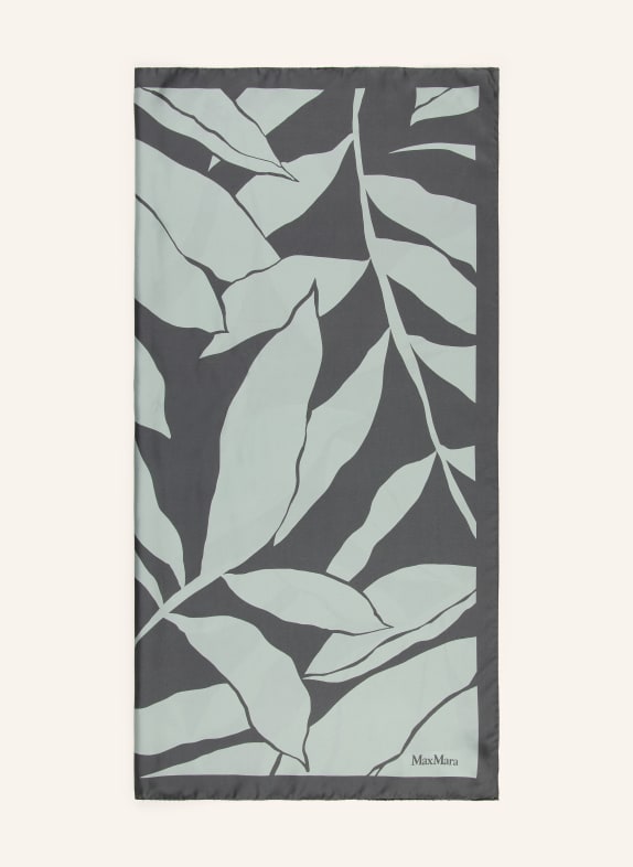 Max Mara Foulard en soie CARRE90W1 GROEN / VERT CLAIR