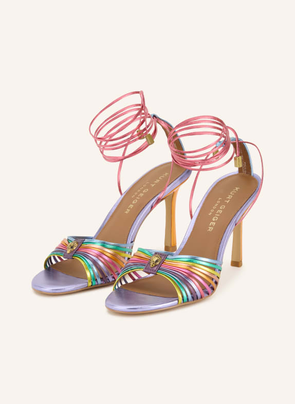 KURT GEIGER Sandałki LILA / CZERWONY / ŻÓŁTY