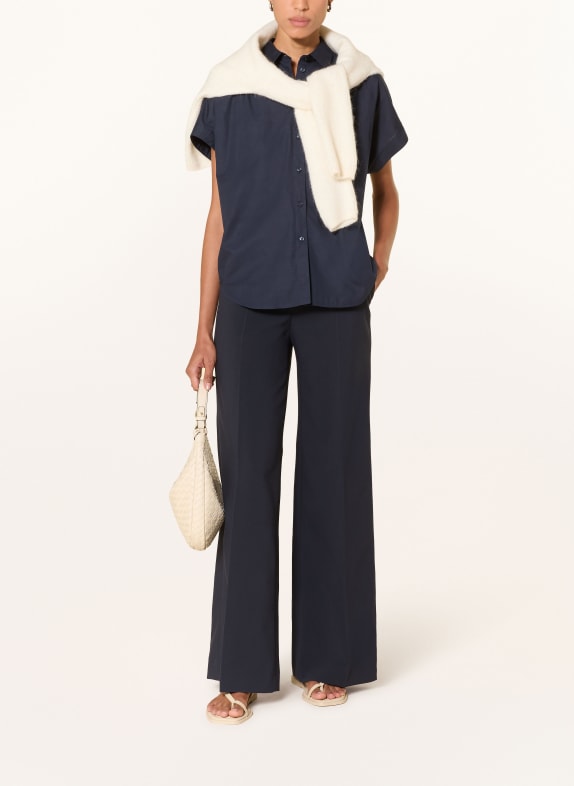 DESOTO Overhemdblouse FLORINE DONKERBLAUW