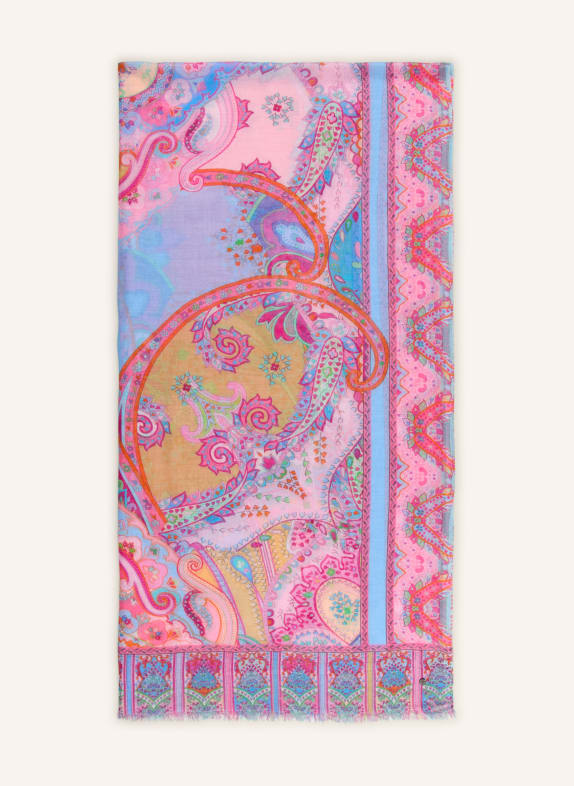 CODELLO Tuch ROSA / ORANGE / HELLBLAU