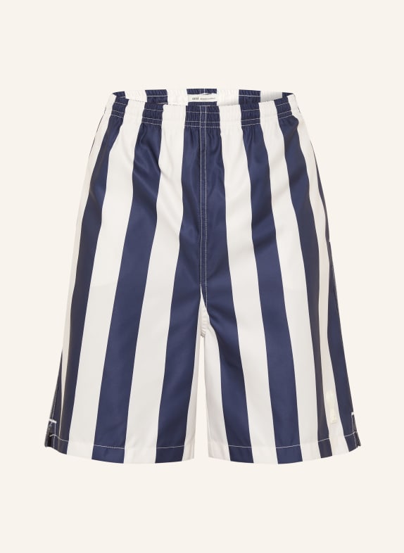 AMI PARIS Swim shorts WHITE / BLUE