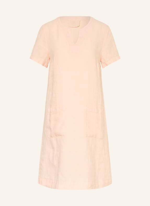 oui sukienka z lnu ŁOSOSIOWY