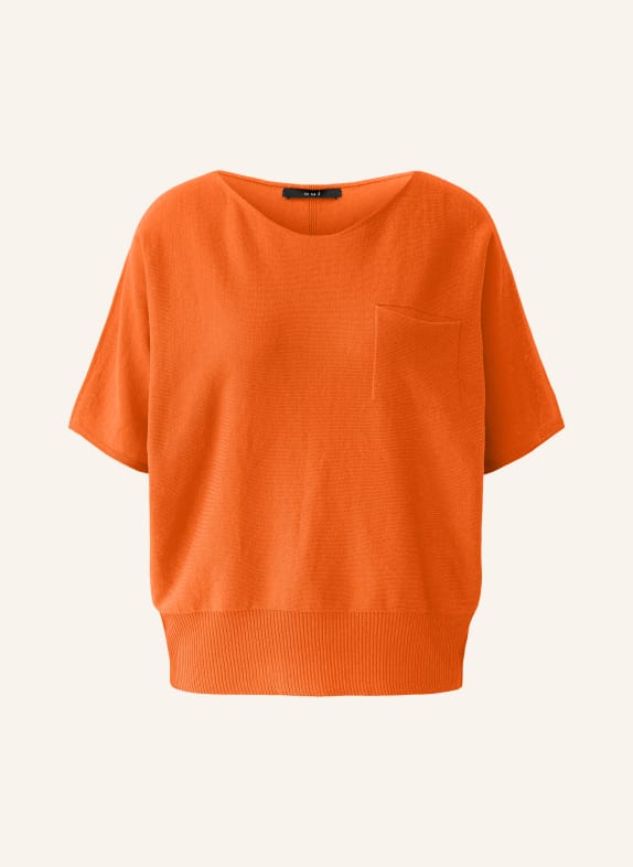 oui Knit shirt ORANGE