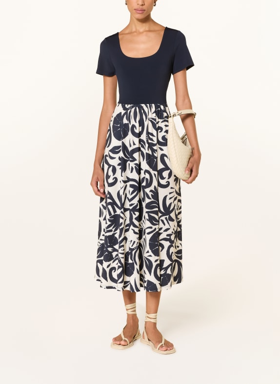 oui Dress DARK BLUE / CREAM