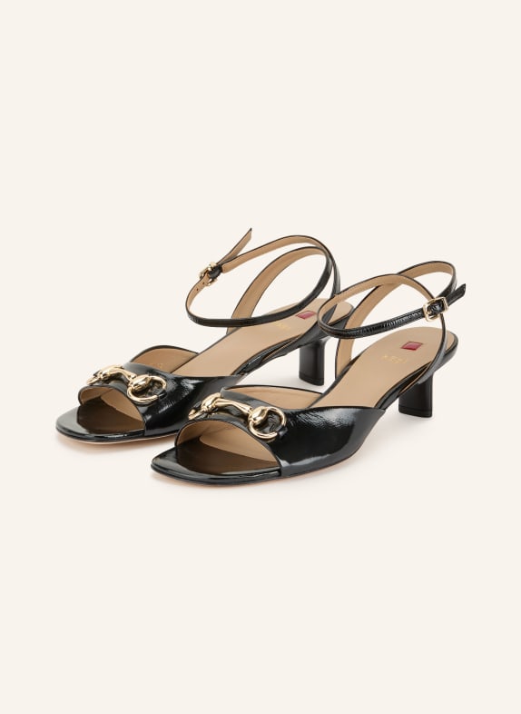 Högl Sandaletten SCHWARZ / GOLD